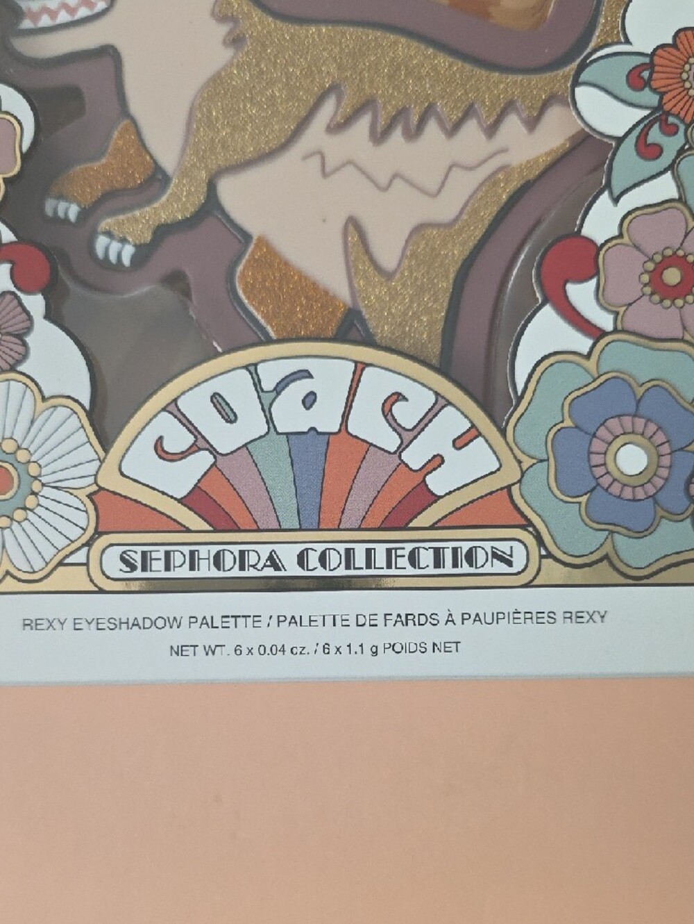 Coach Peach & Gold Rexy Eyeshadow Palette - Picture 2 of 6